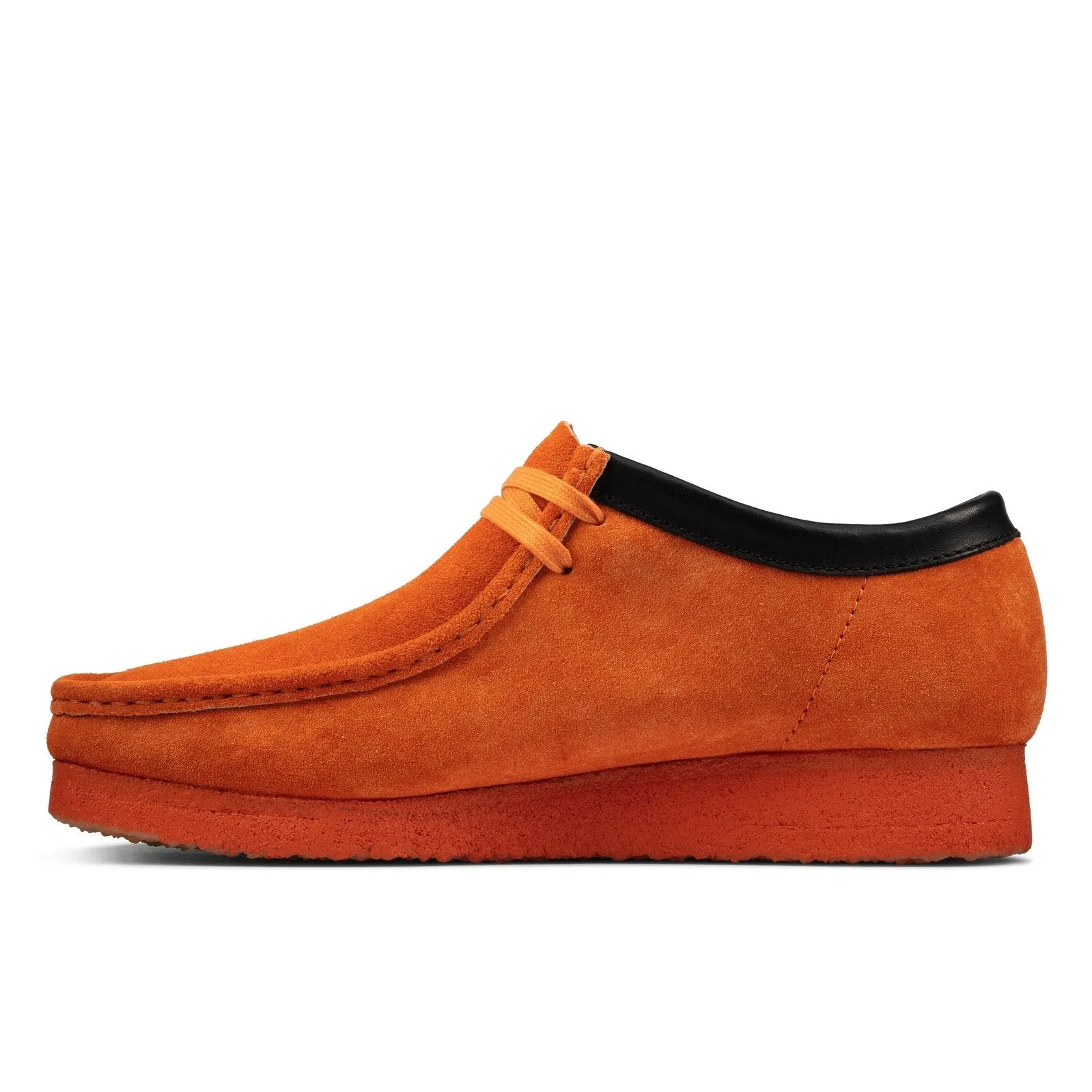 Clarks Mens Wallabee Shoes Orange