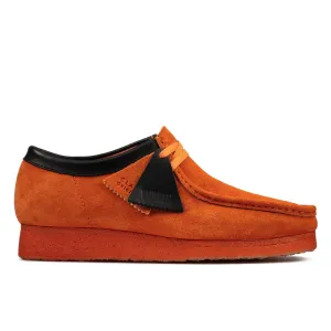 Clarks Mens Wallabee Shoes Orange