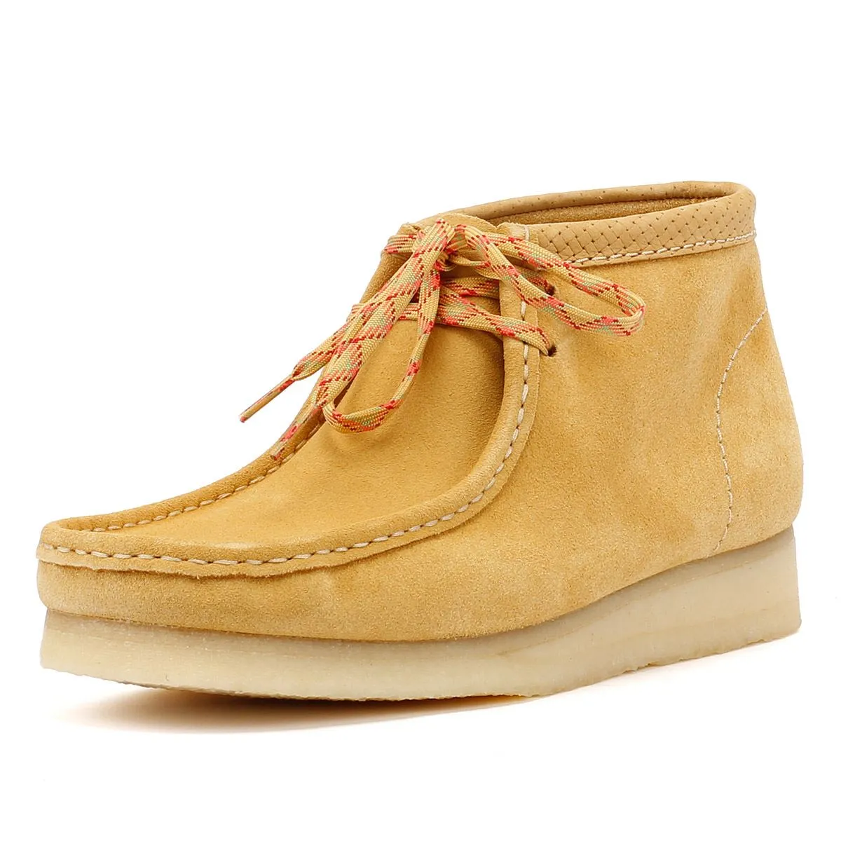 Clarks Originals Wallabee Suede Men's Golden Tan Boots