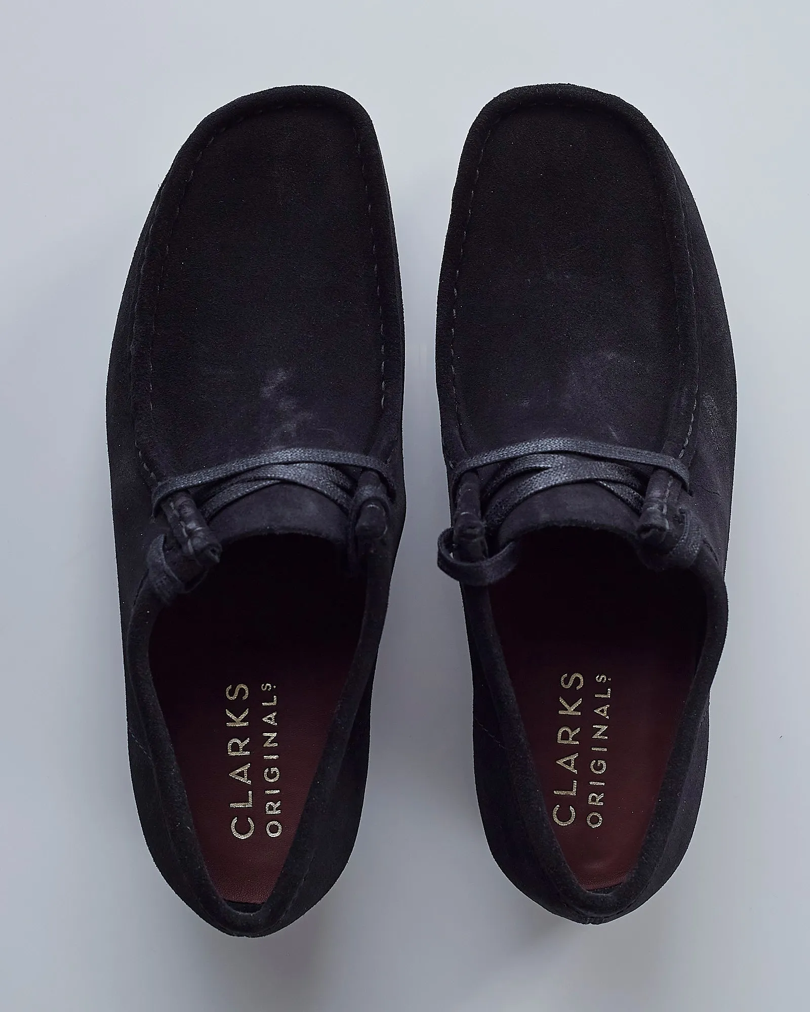 Clarks Wallabee Black Suede