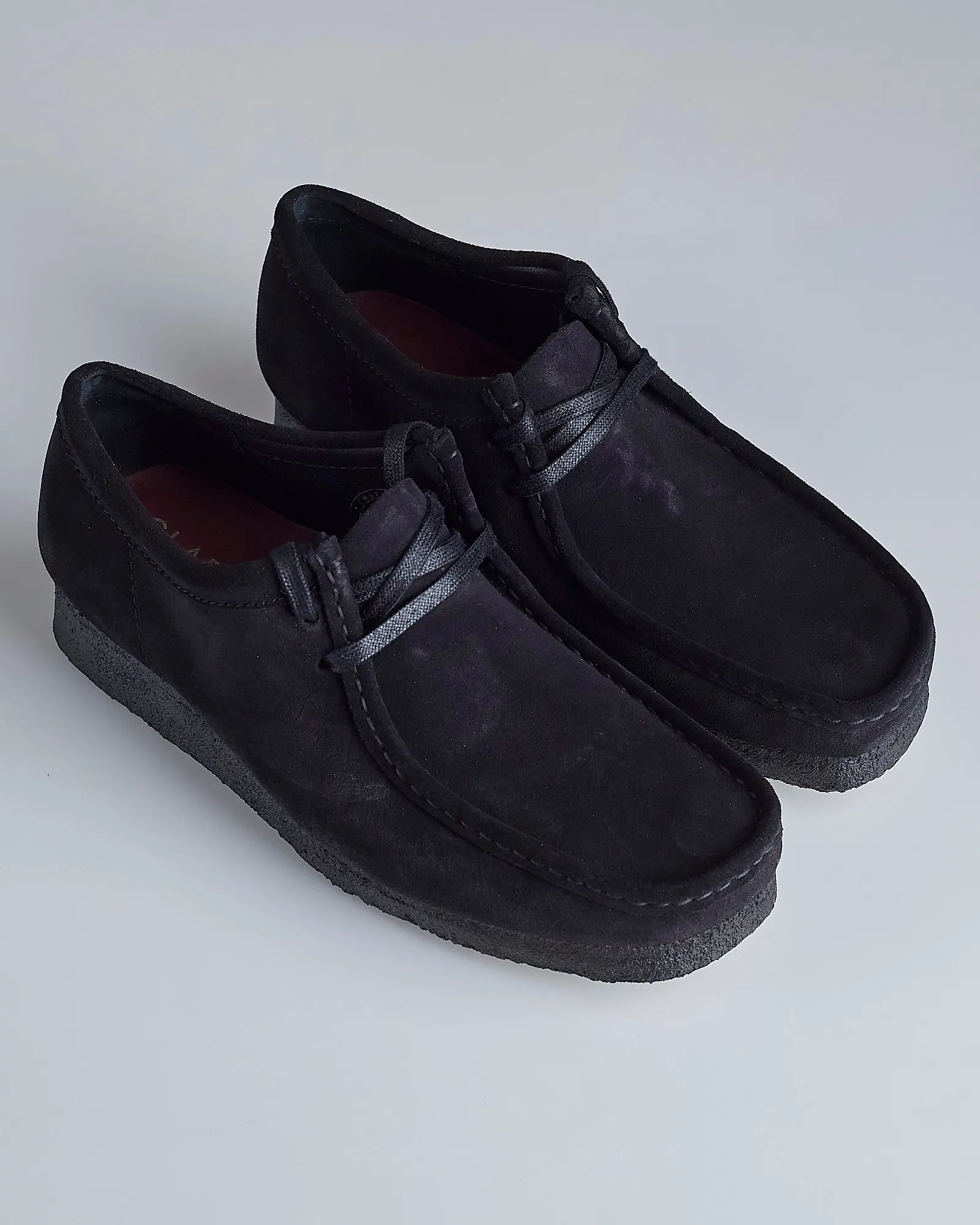 Clarks Wallabee Black Suede