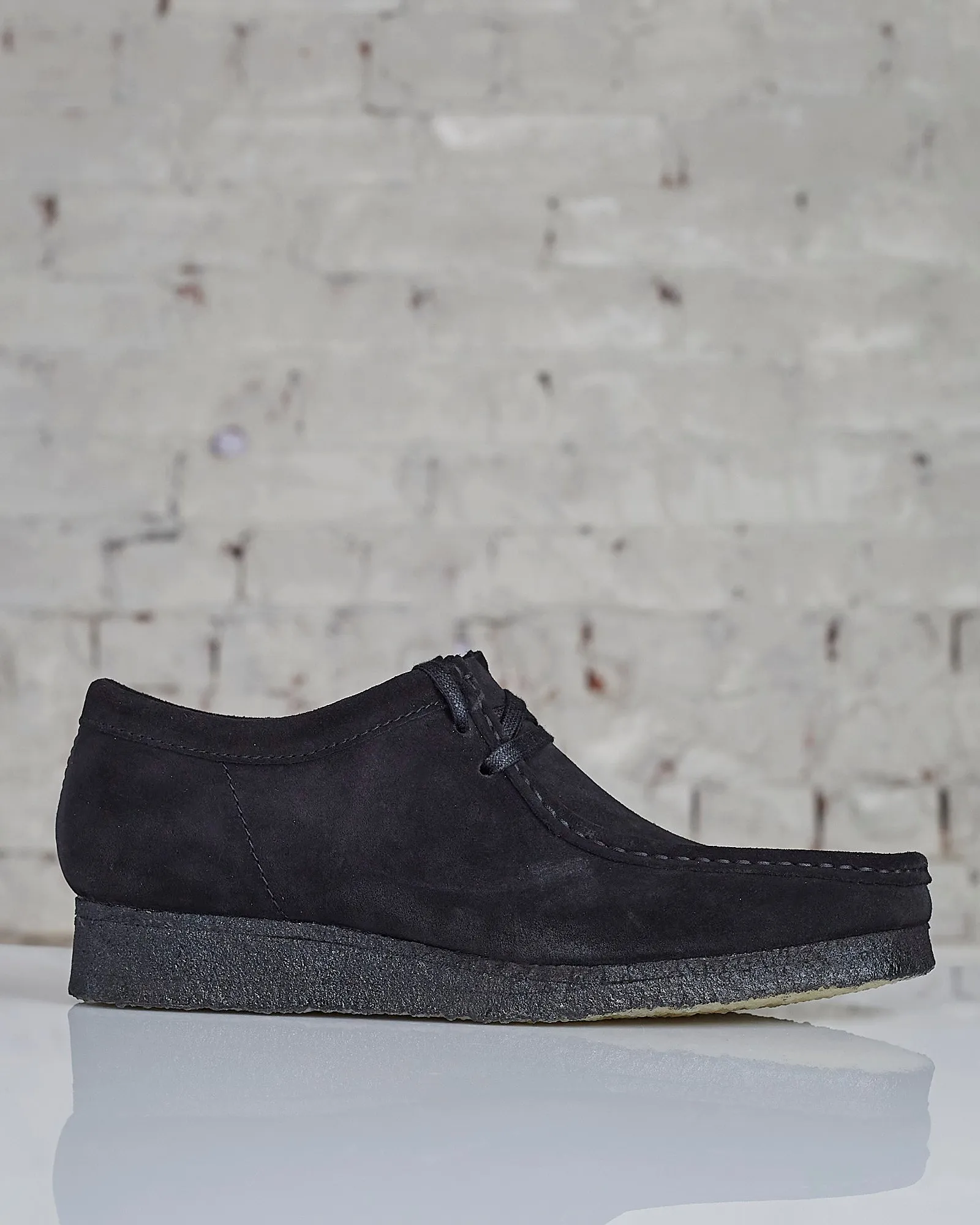 Clarks Wallabee Black Suede