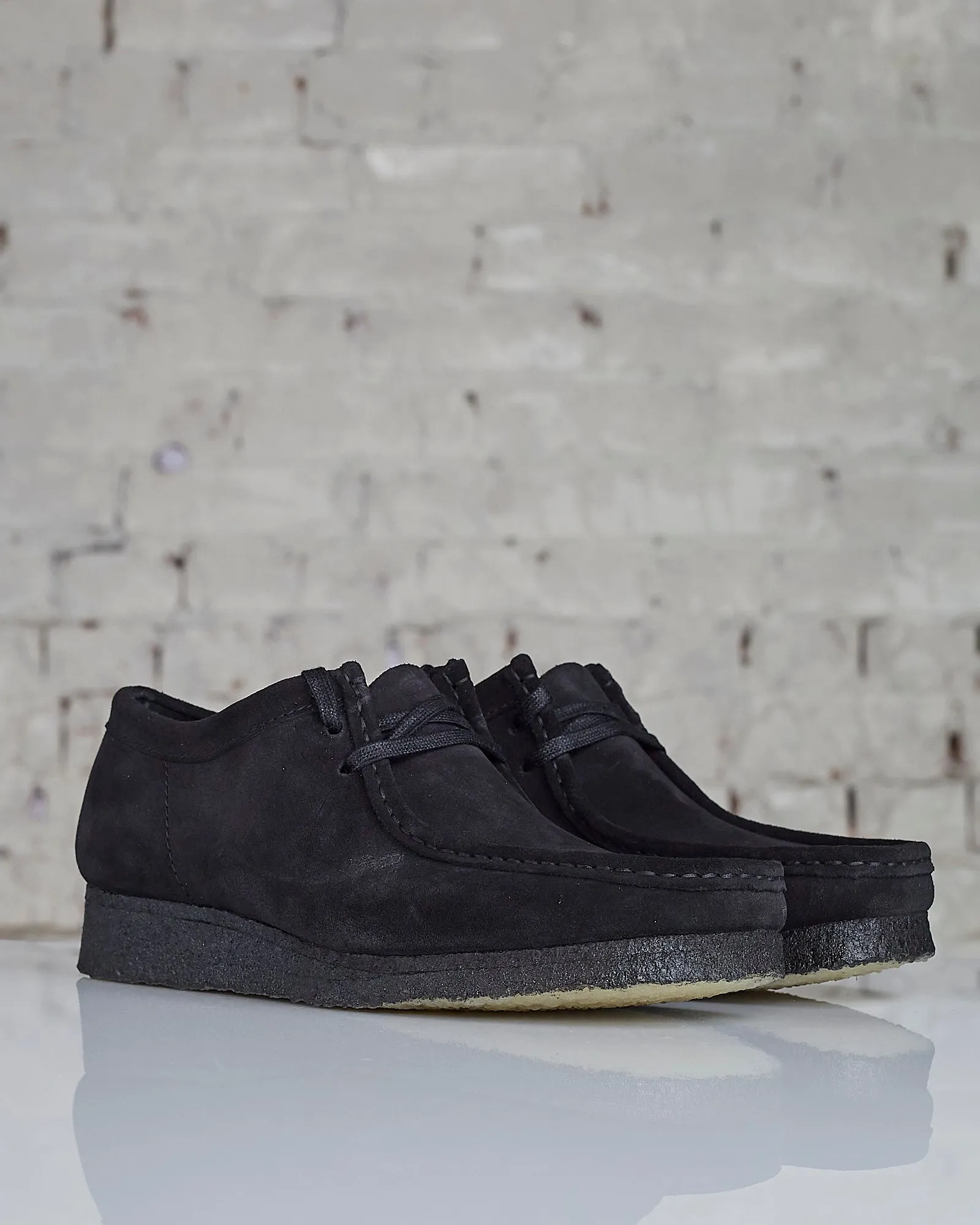 Clarks Wallabee Black Suede