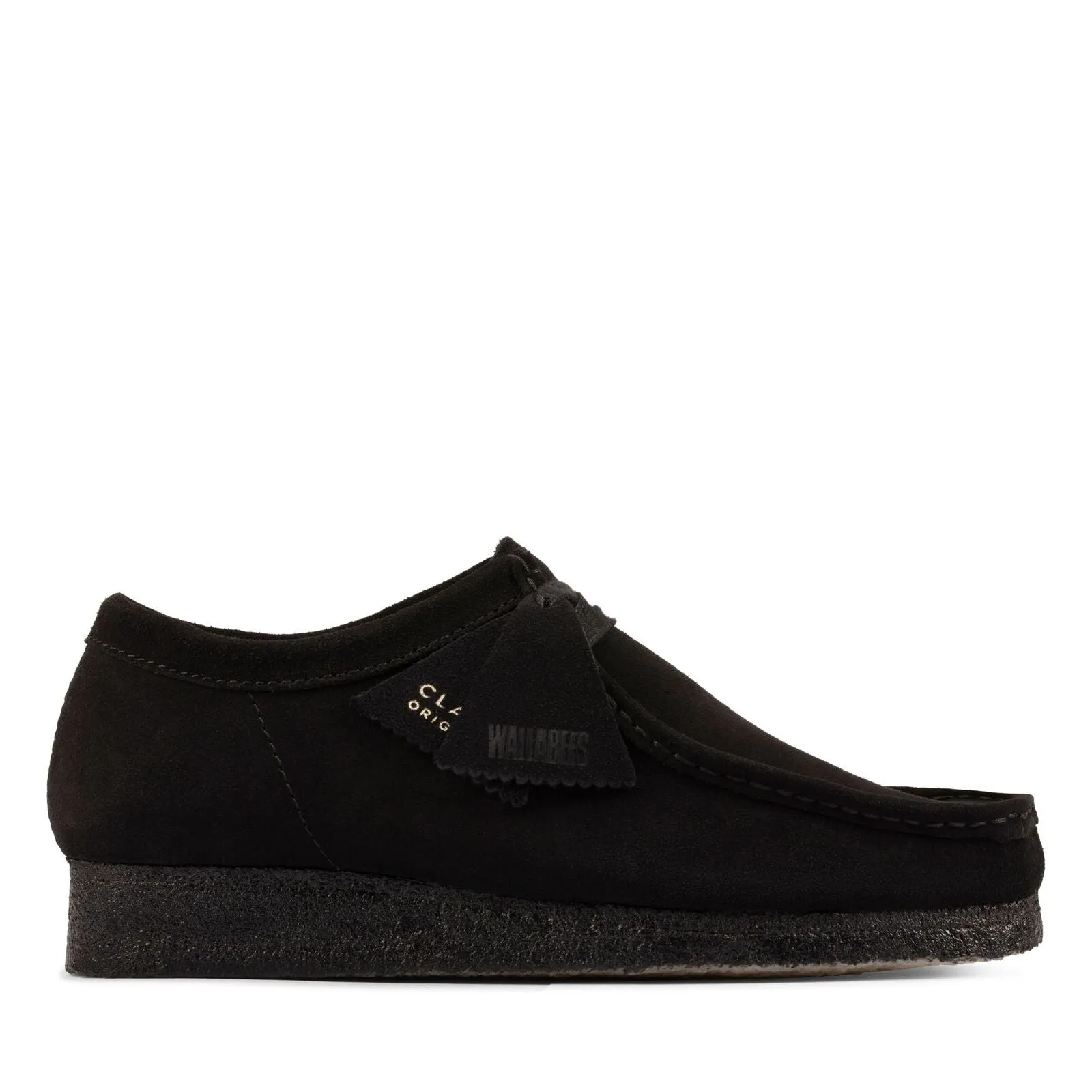 Clarks Women Wallabee Black Suede 26155522