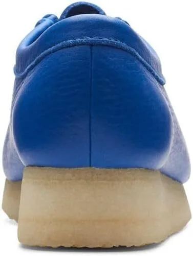 Clarks Women Wallabee Bright Blue Leather 26174009
