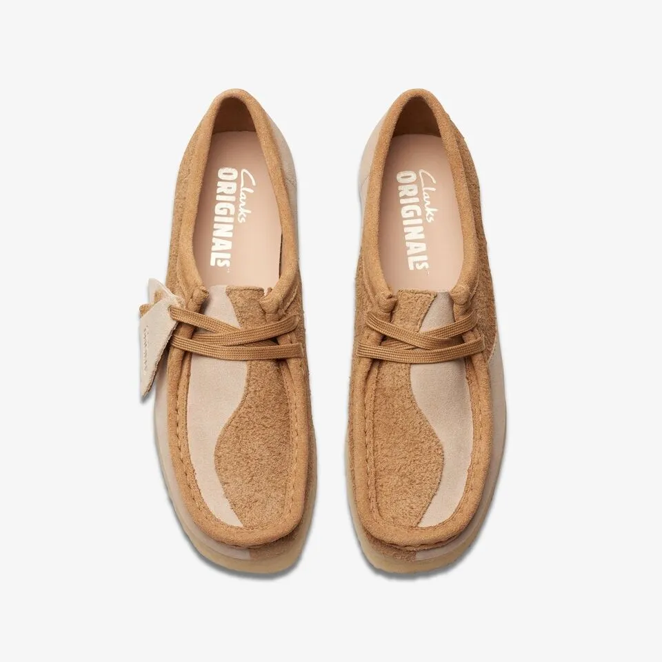 Clarks Women Wallabee Mid Tan Combi 26176524