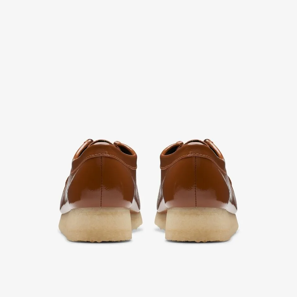 Clarks Women's Wallabee Dusk Brown Pat 26176553