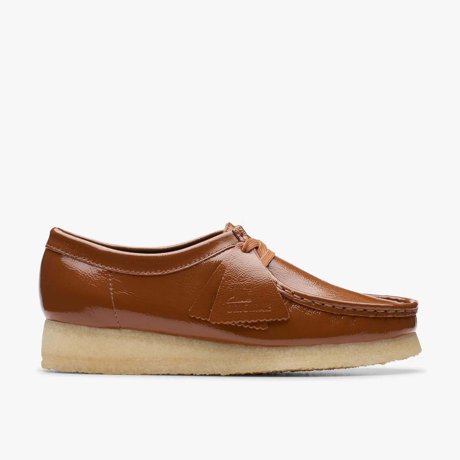 Clarks Women's Wallabee Dusk Brown Pat 26176553