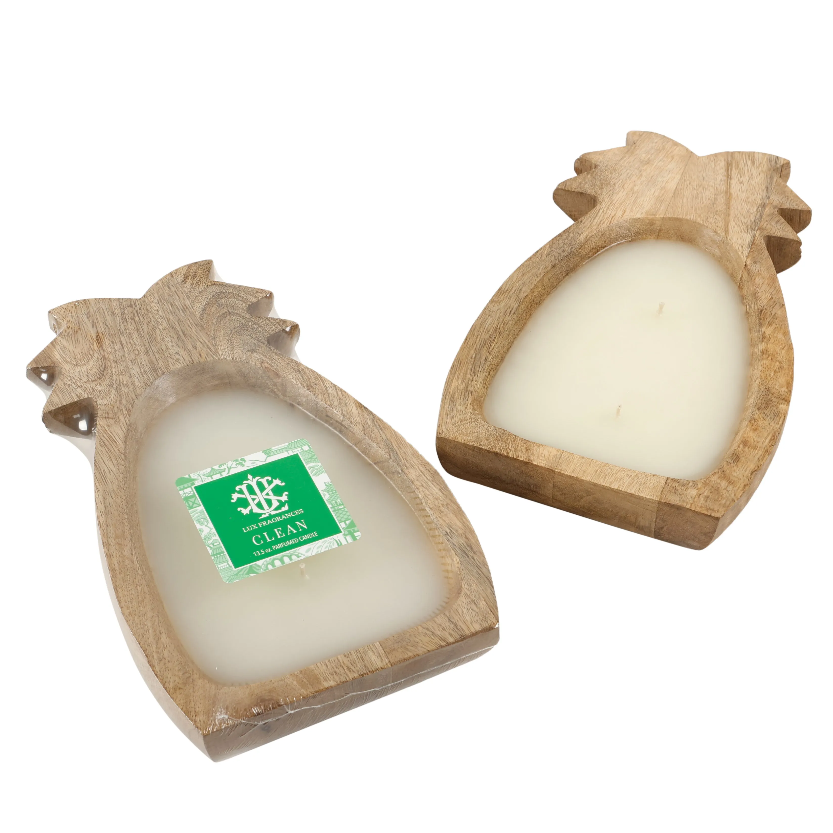 Clean 12 oz. Pineapple Candle - $14.99 each - case of 3 - Lux Home Collection