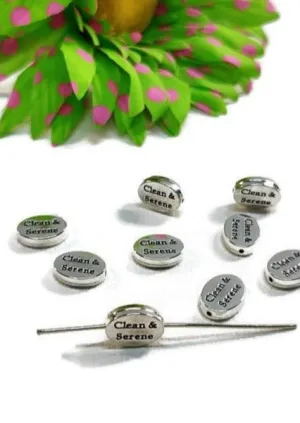 Clean & Serene Slide Bead Charms