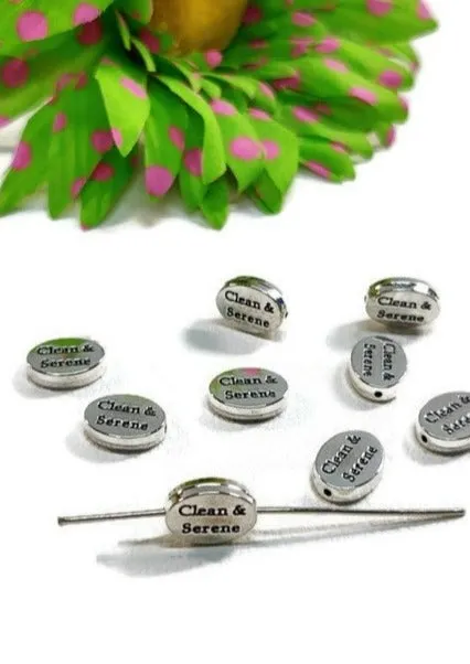 Clean & Serene Slide Bead Charms