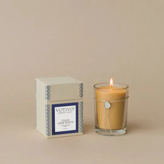 Clean Crisp White 6.8 oz Aromatic Candle