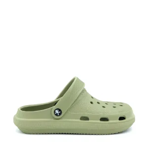 Clogees Womens Softy Fashioin Clog Khaki Size 6