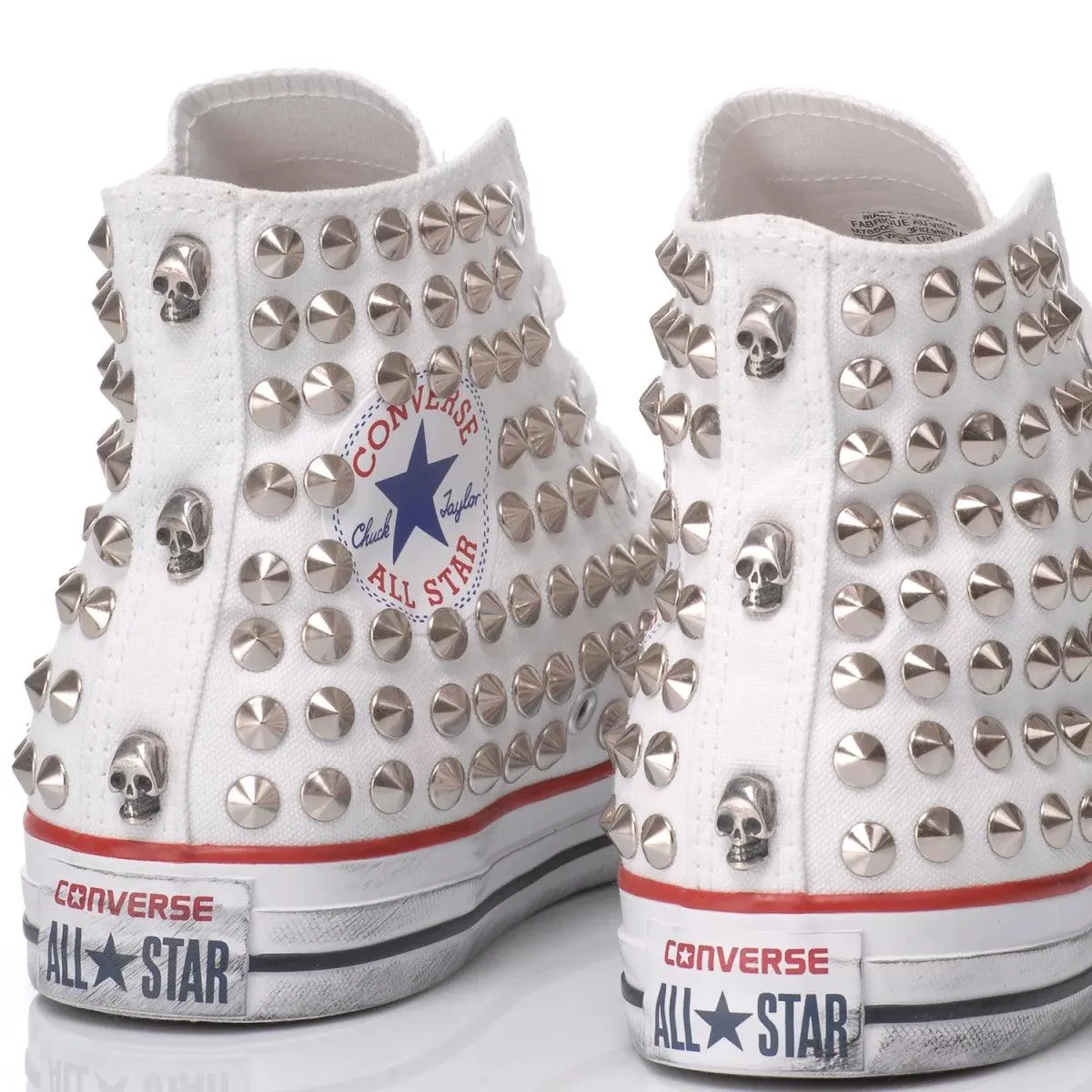 Converse White Studs