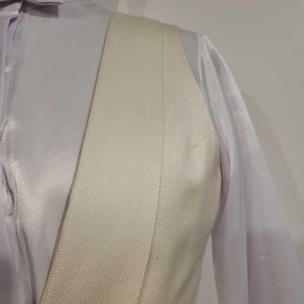 Cream Formal Vest