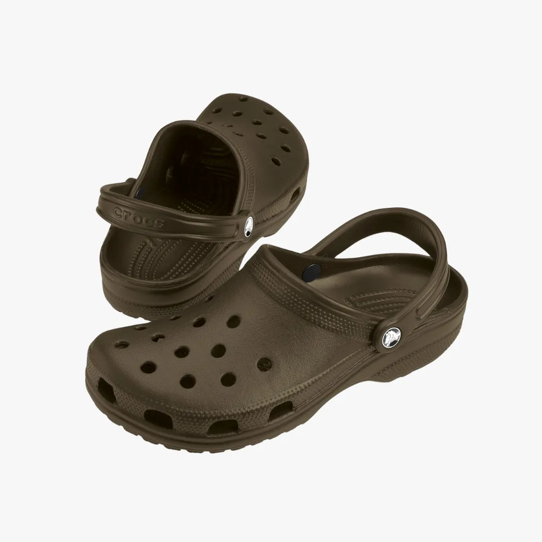 Crocs 10001-200 CLASSIC Unisex Clogs Chocolate