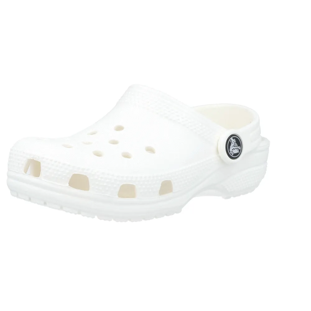 Crocs Kids Classic White Clogs