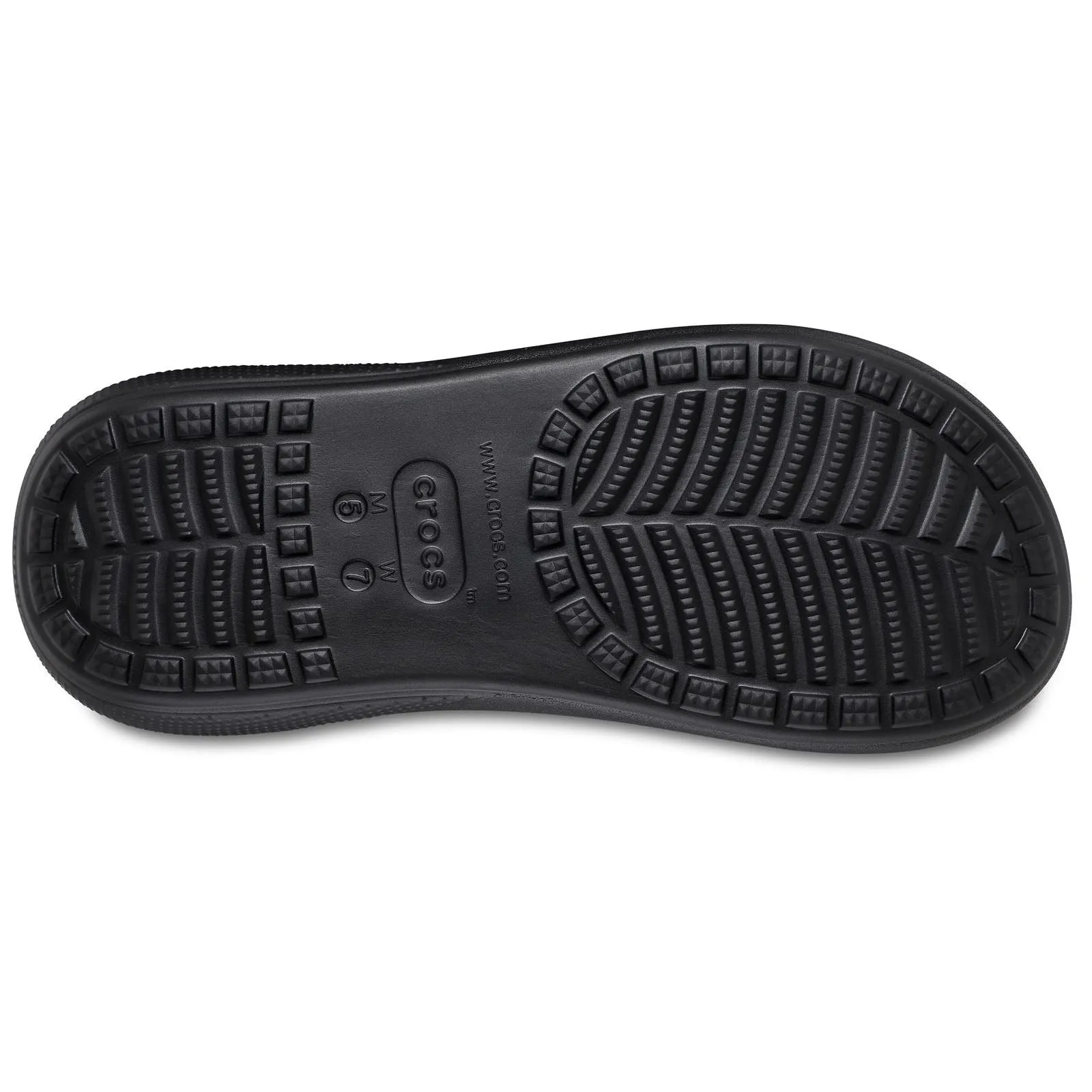 Crocs Unisex's Adult Classic Crush Sandal in 3 Colours, Sizes 4 to 8