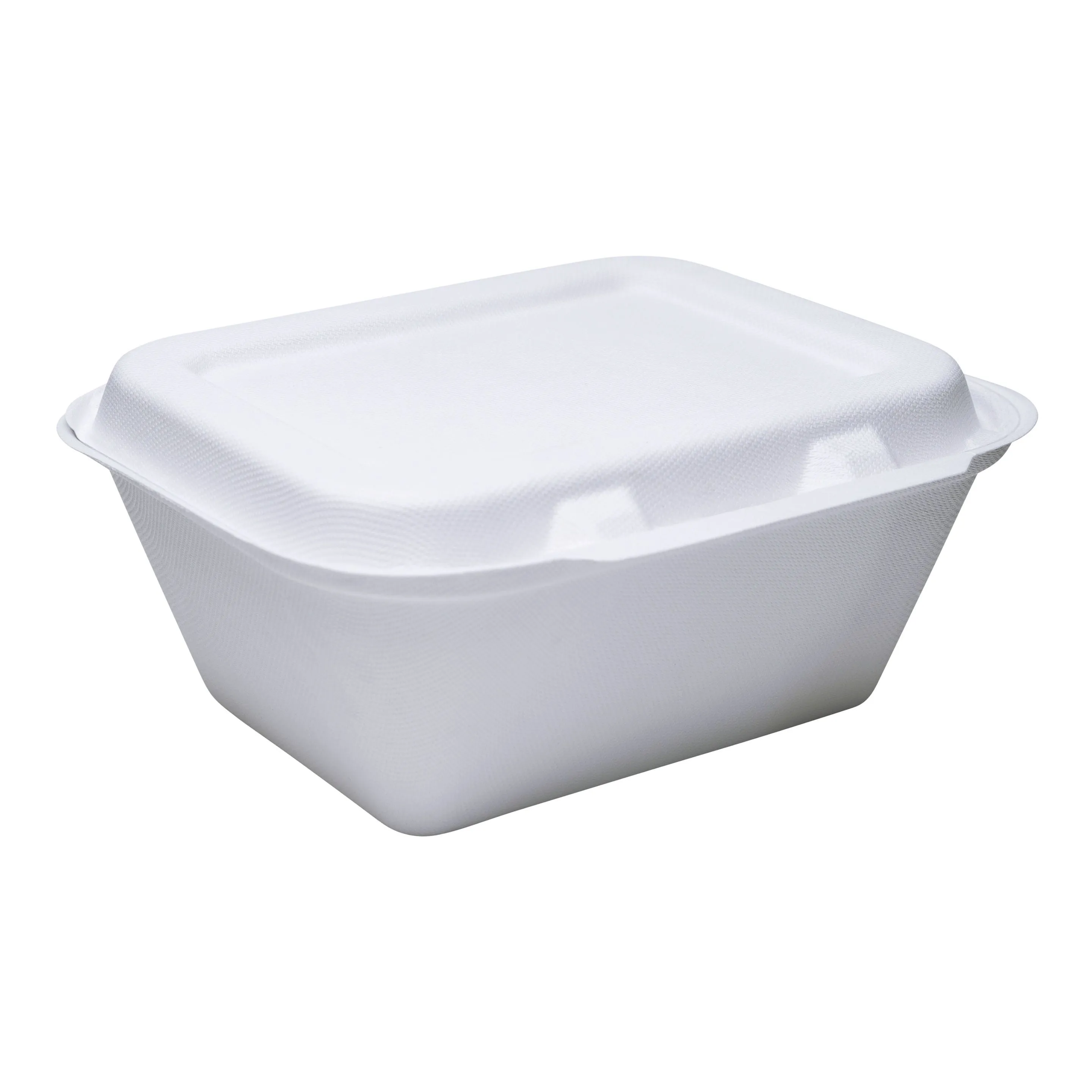 Deep Utility Container, Compostable, 9" x 7.8" x 3.9" - Genpak