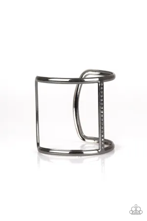 Diamond Deity Black Cuff Bracelet