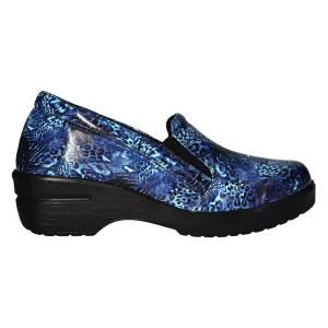 Easy Works by Easy Street Womens Leeza Clogs Work Safety Shoes Casual - Blue - Size 12 WW