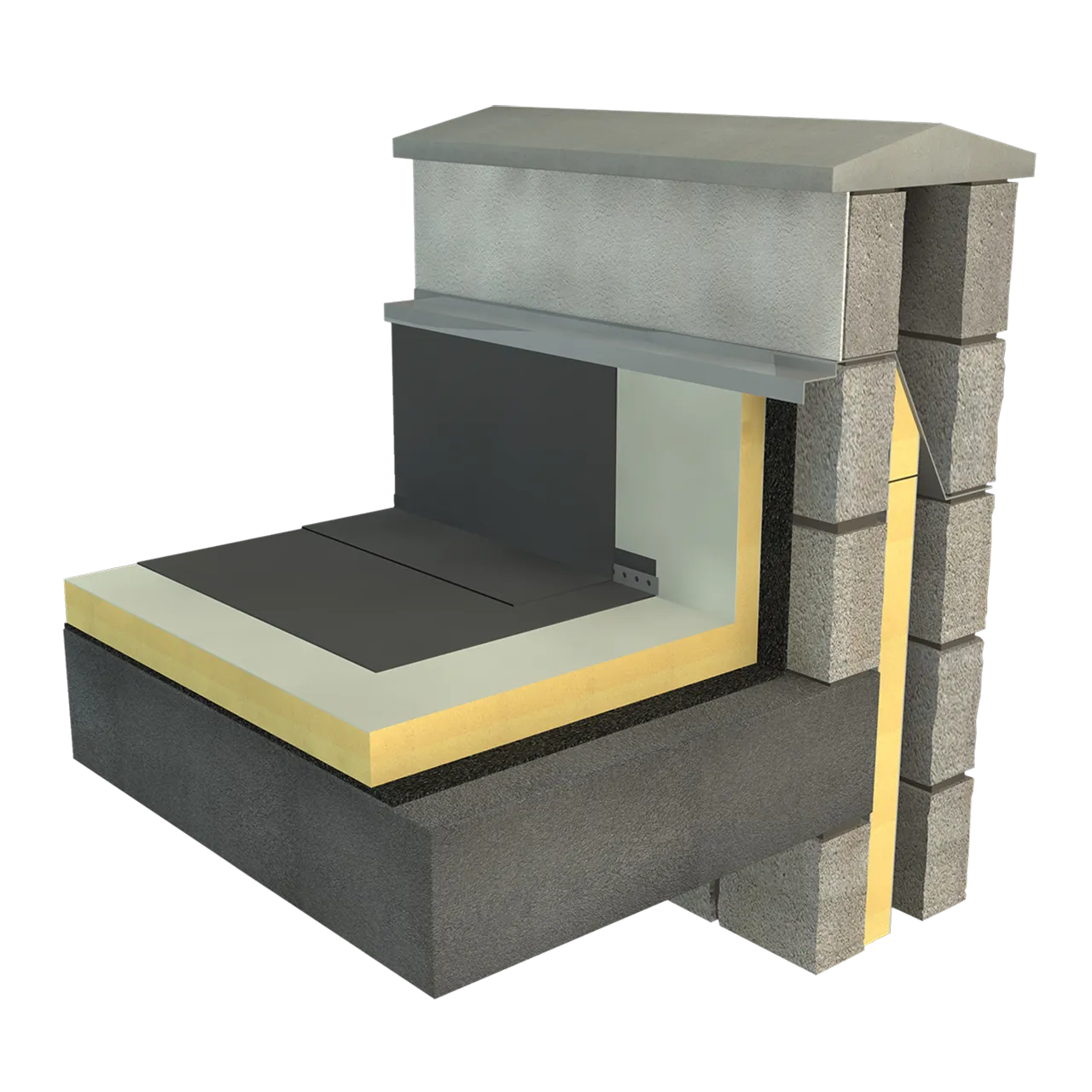 EcoTherm Eco-Bond Flat Roof Insulation Board - 1200mm x 1200mm x 140mm (Pack of 2 sheets 2.88m2)