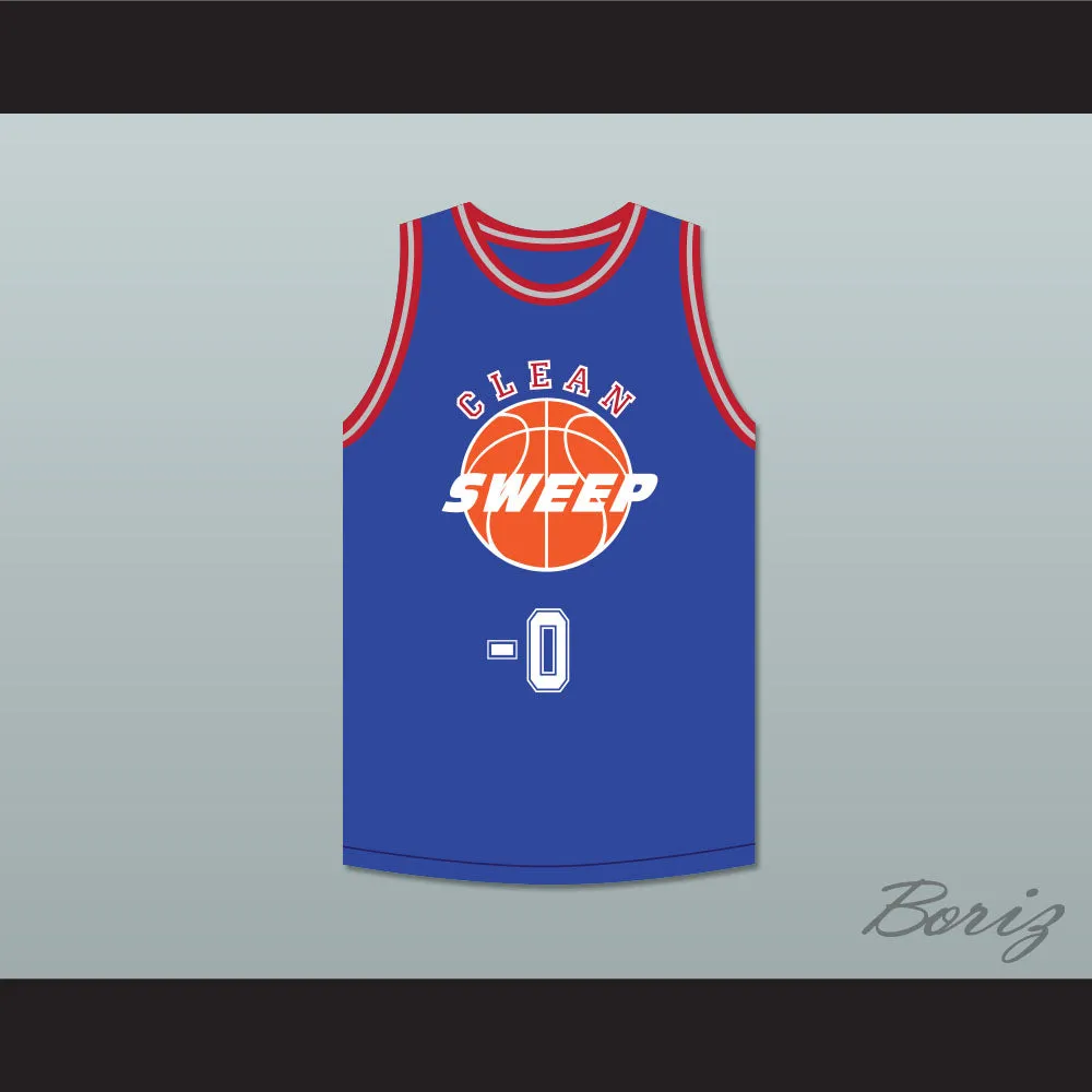 Ernest P. Worrell 0 Clean Sweep Deluxe Blue Basketball Jersey Slam Dunk Ernest 1