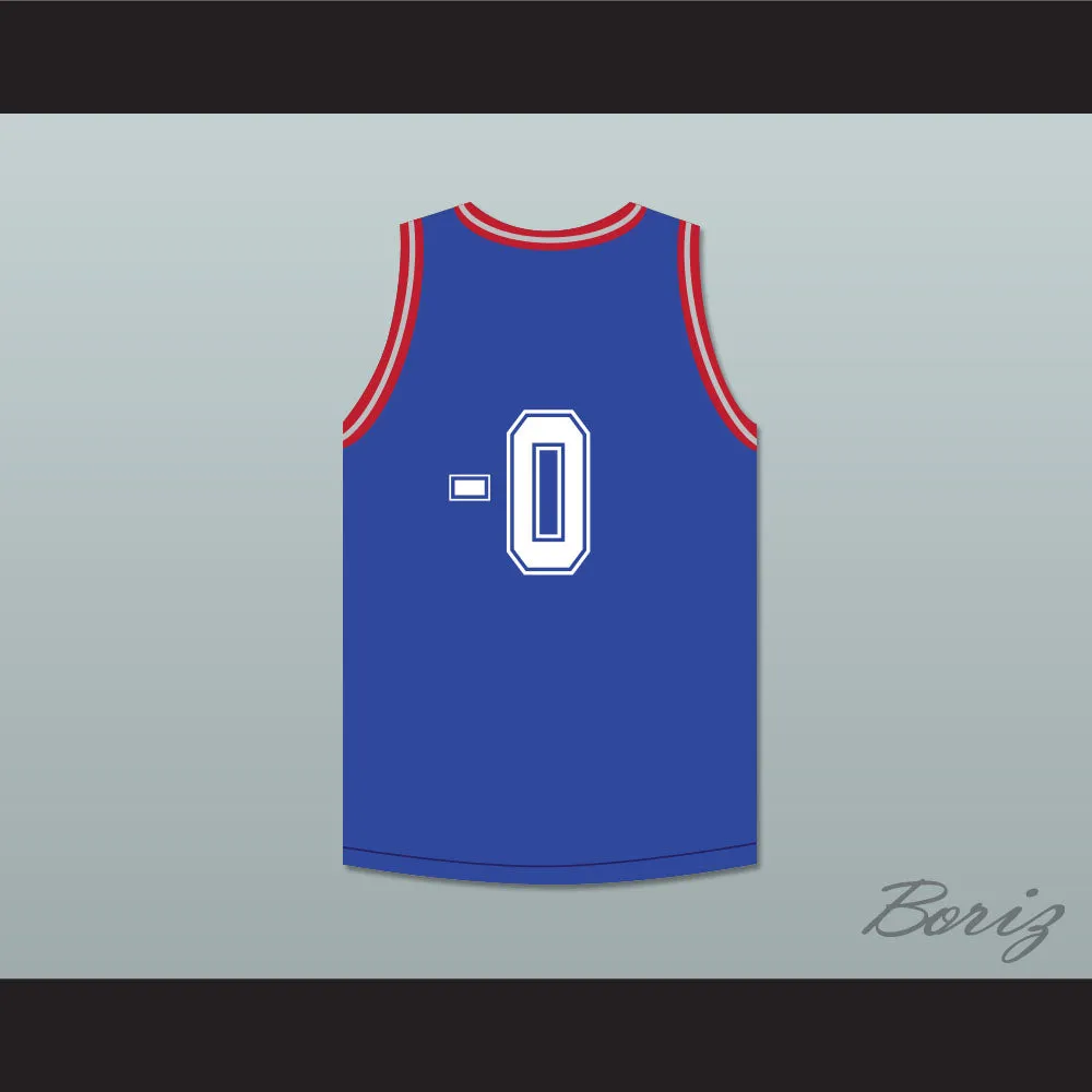Ernest P. Worrell 0 Clean Sweep Deluxe Blue Basketball Jersey Slam Dunk Ernest 1