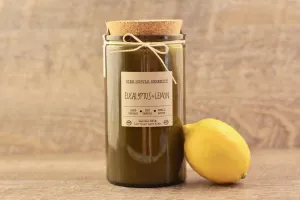 Eucalyptus   Lemon Scented Soy Candle | 15.5oz