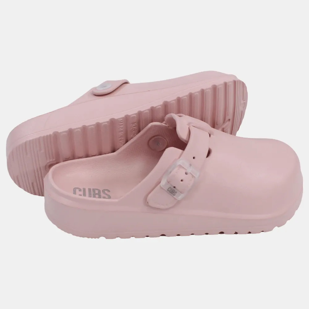 Girls Rubber Clogs – Dusty Pink