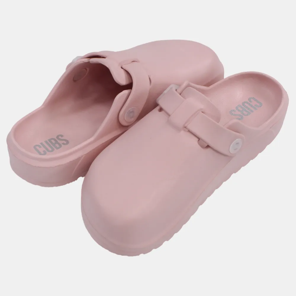 Girls Rubber Clogs – Dusty Pink