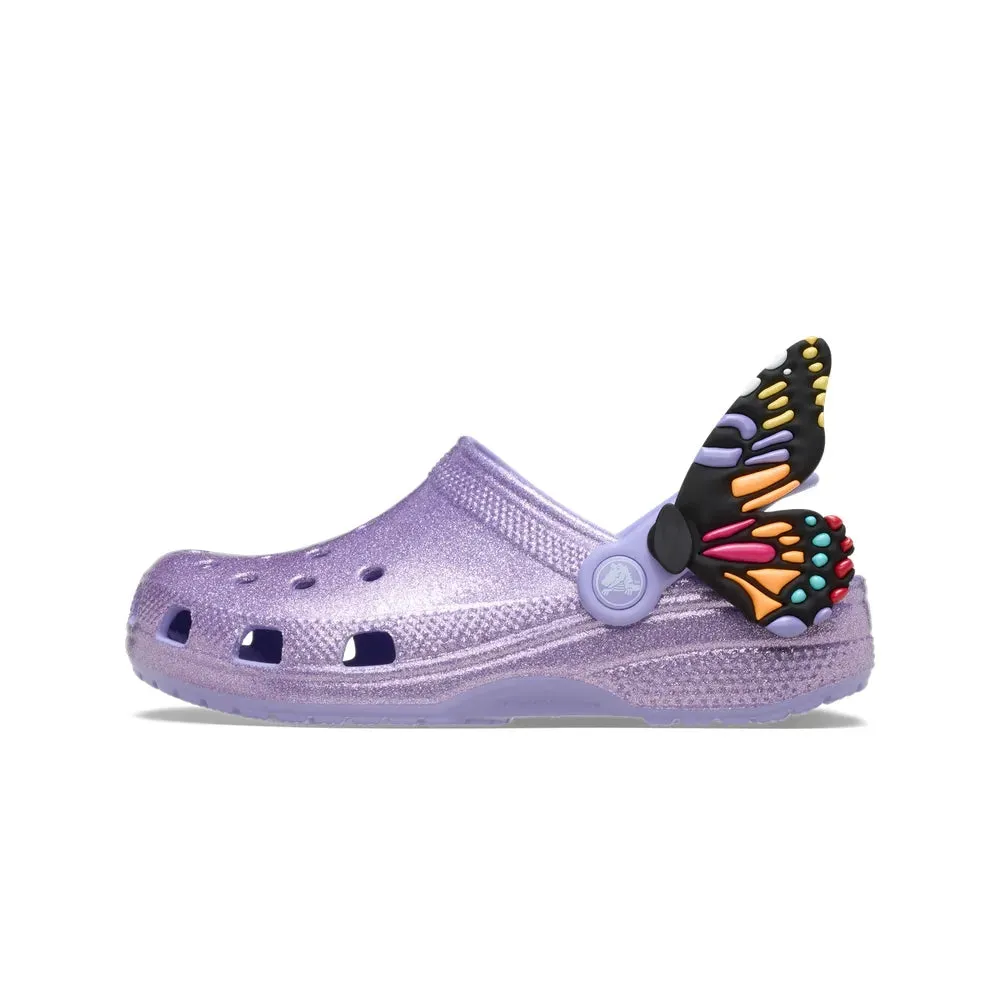 Giày Clog Trẻ Em Crocs Classic Iam Butterfly - Mystic Purple