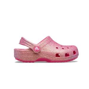 Giày Clog Trẻ Em Crocs Classic Iridescent Glitter - Dragon Fruit
