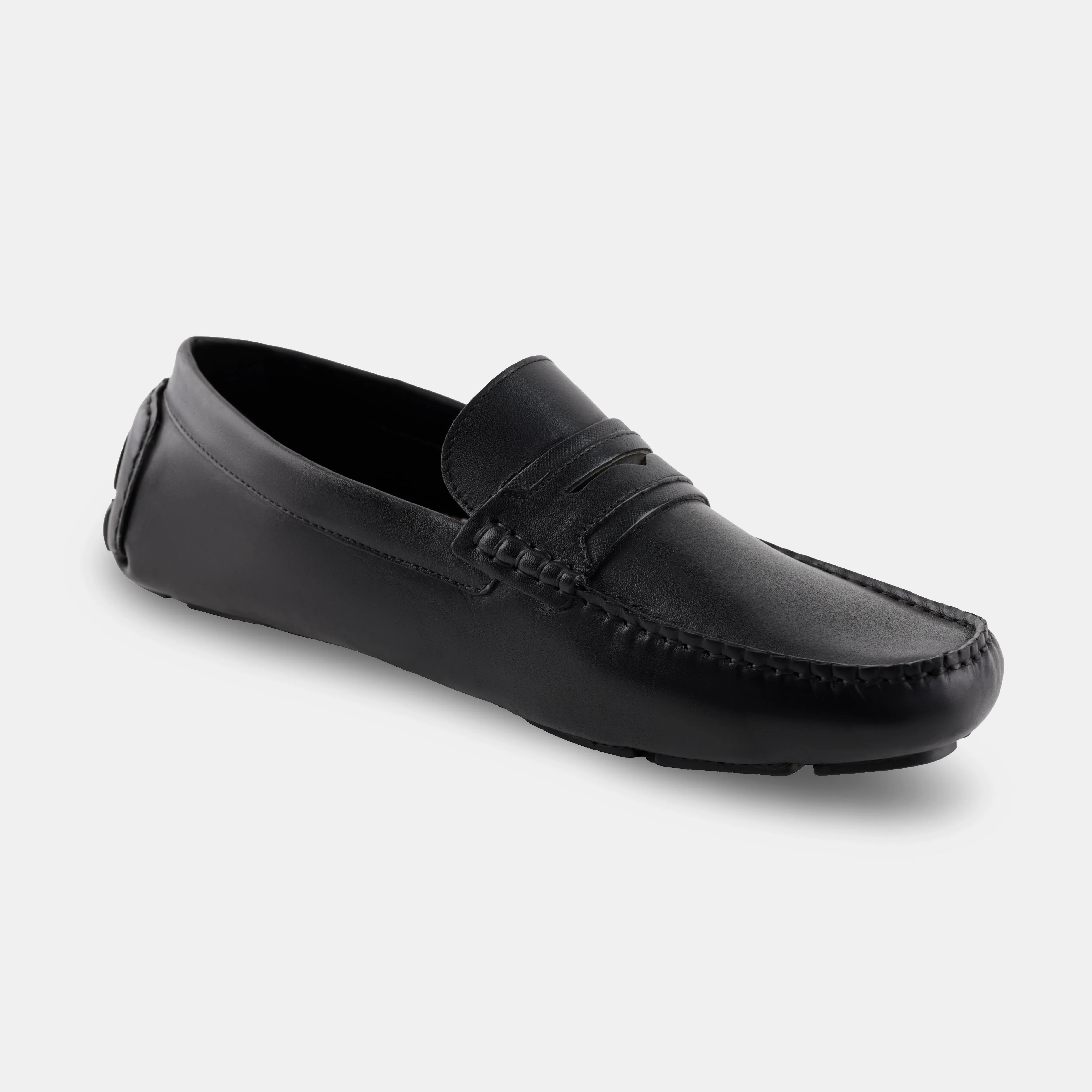 Gordon And Bros Black Men Moccasin