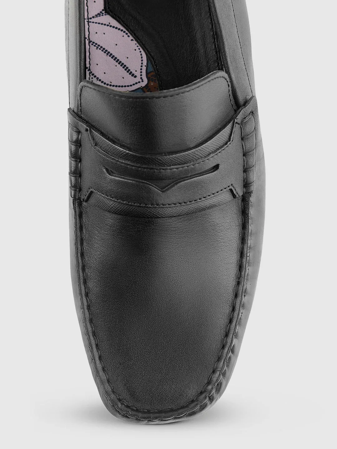 Gordon And Bros Black Men Moccasin