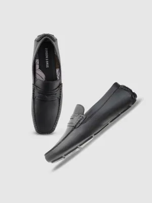 Gordon And Bros Black Men Moccasin