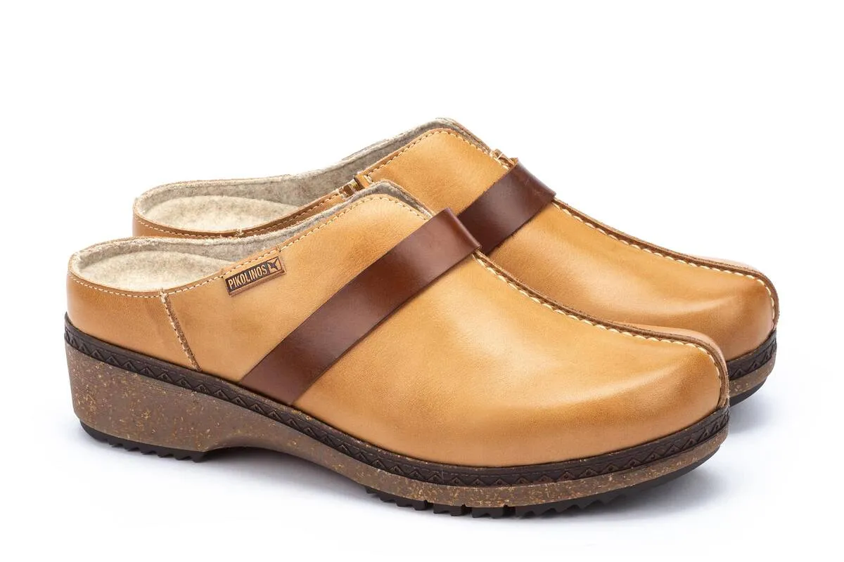 'Granada' women's clog sandal - brown