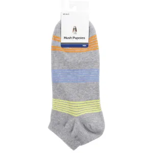 Grey Mens Trainer Socks