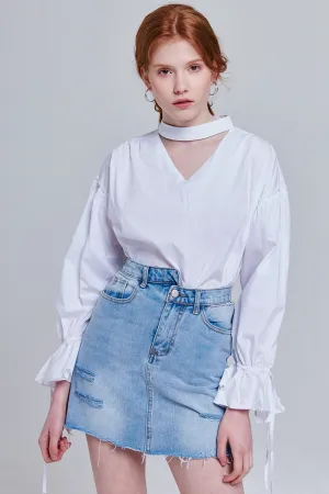 Hailey V-Neck Long Sleeve Top