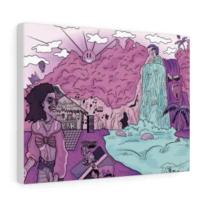 HAPPY PLACES "QUEEN VIOLET" Canvas Gallery Wraps