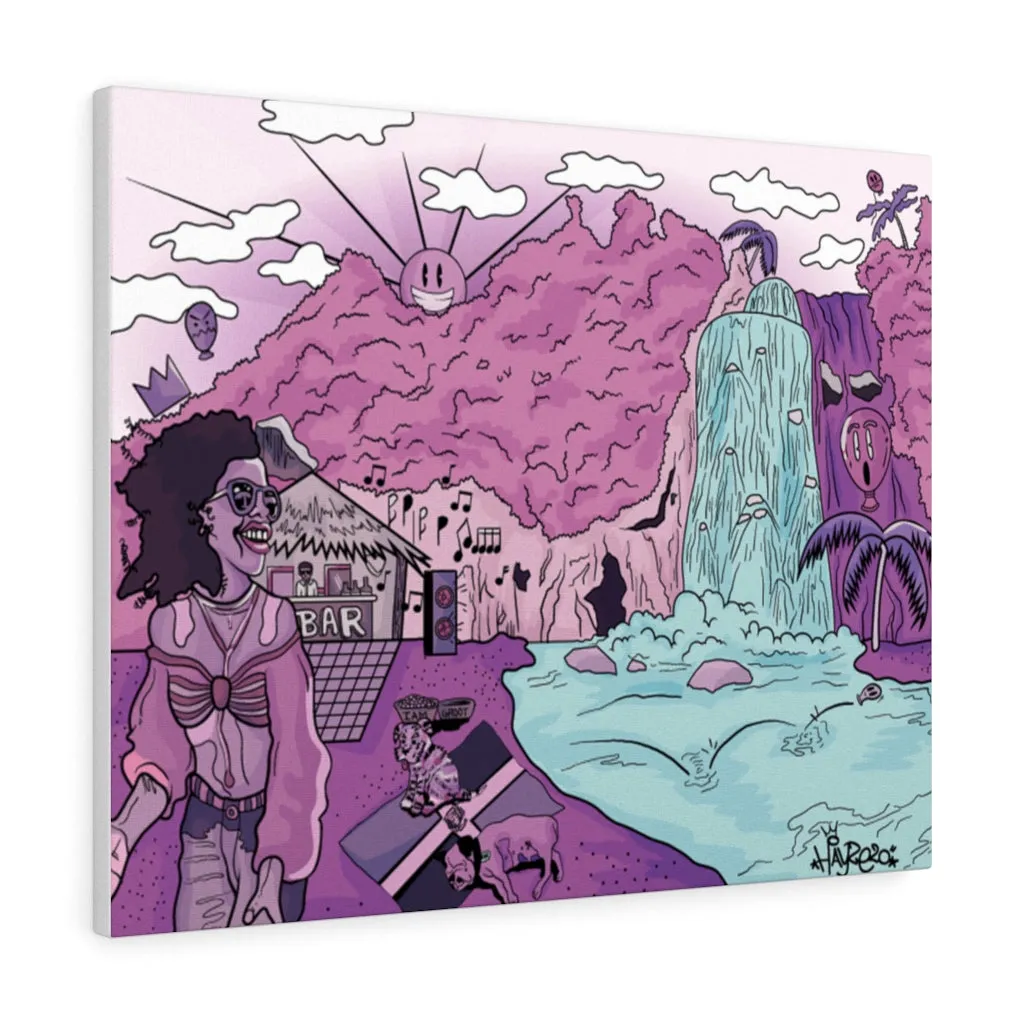 HAPPY PLACES "QUEEN VIOLET" Canvas Gallery Wraps