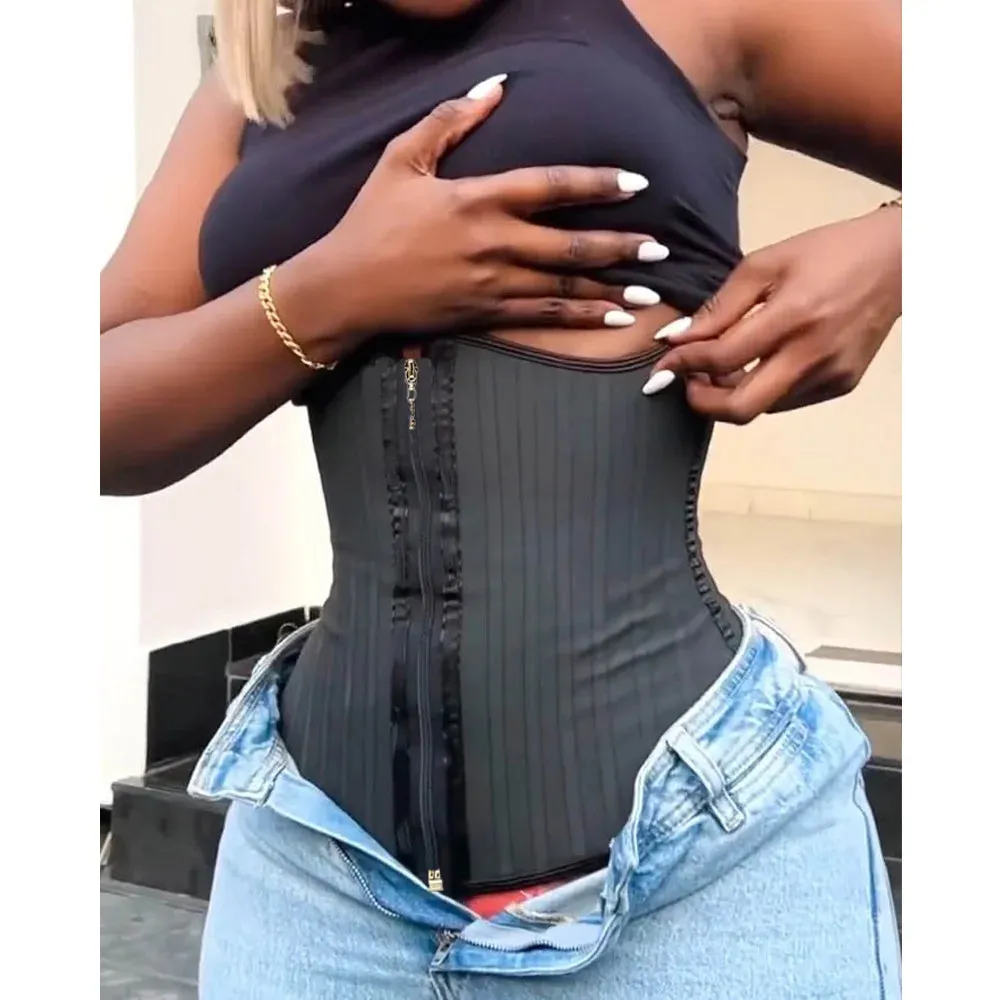 High Elastic Body Shaper Waist Trainer Tummy Control High Compression Shaping Corset Colombian Girdles Slimming Belt shapewear