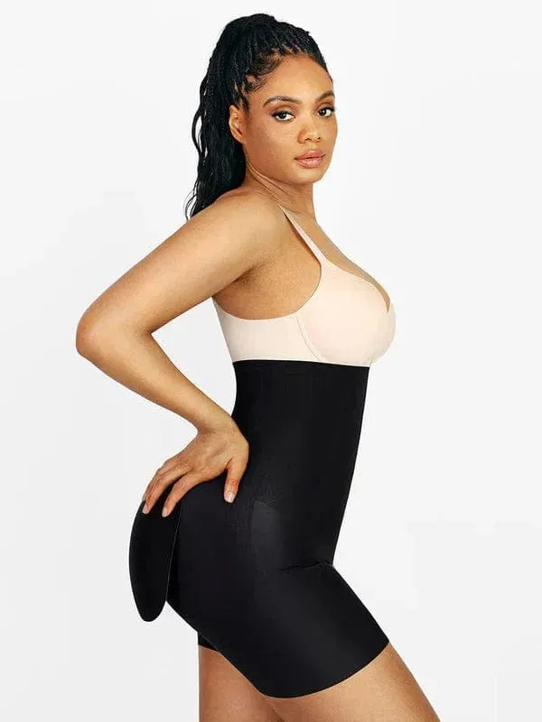 High Waist Trainer Shaper Shorts With Removable Bum Pads