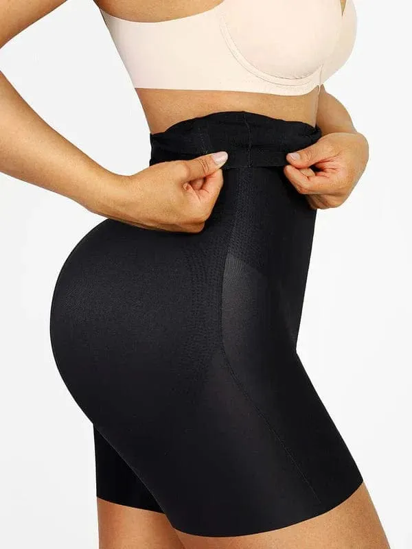 High Waist Trainer Shaper Shorts With Removable Bum Pads