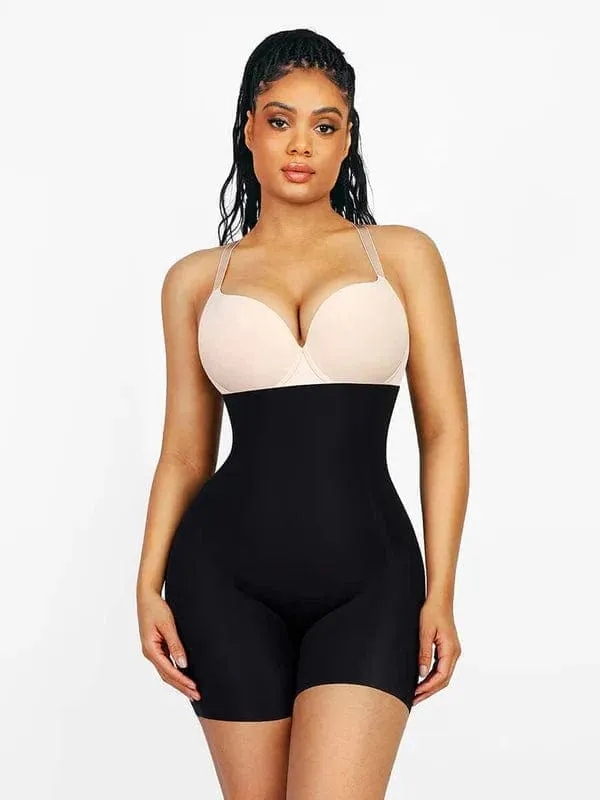 High Waist Trainer Shaper Shorts With Removable Bum Pads
