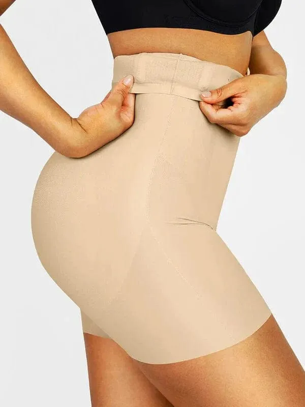 High Waist Trainer Shaper Shorts With Removable Bum Pads