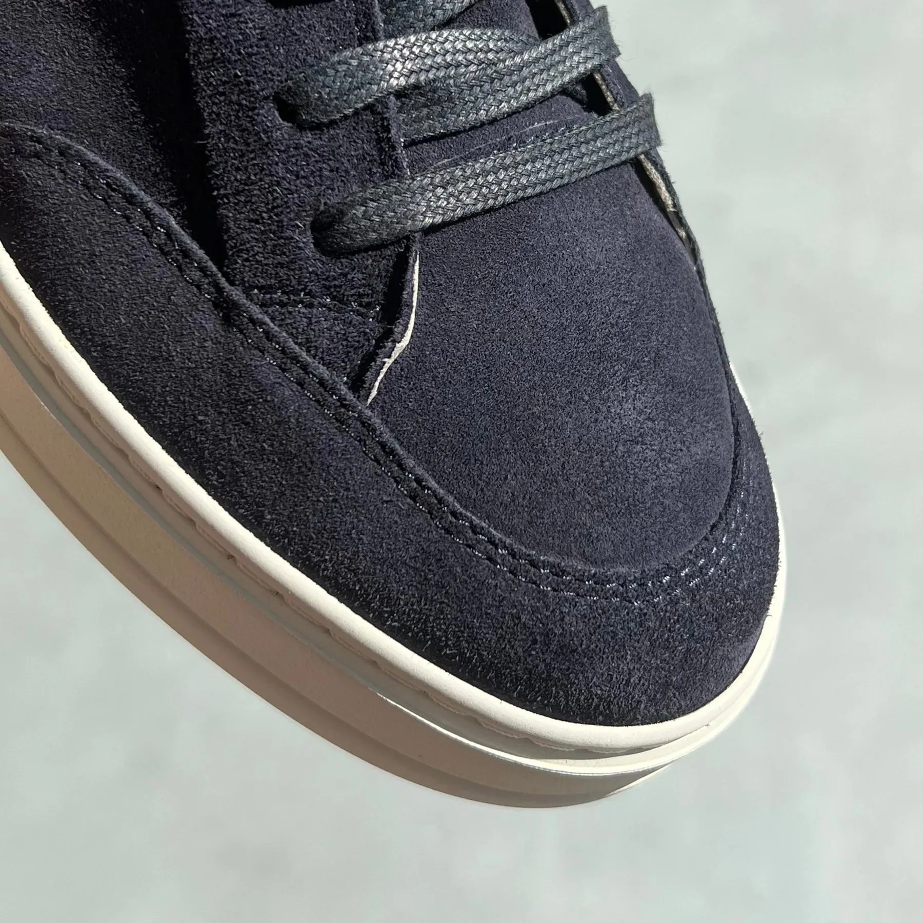 Hinson Miller Retro Dark Blue Suede
