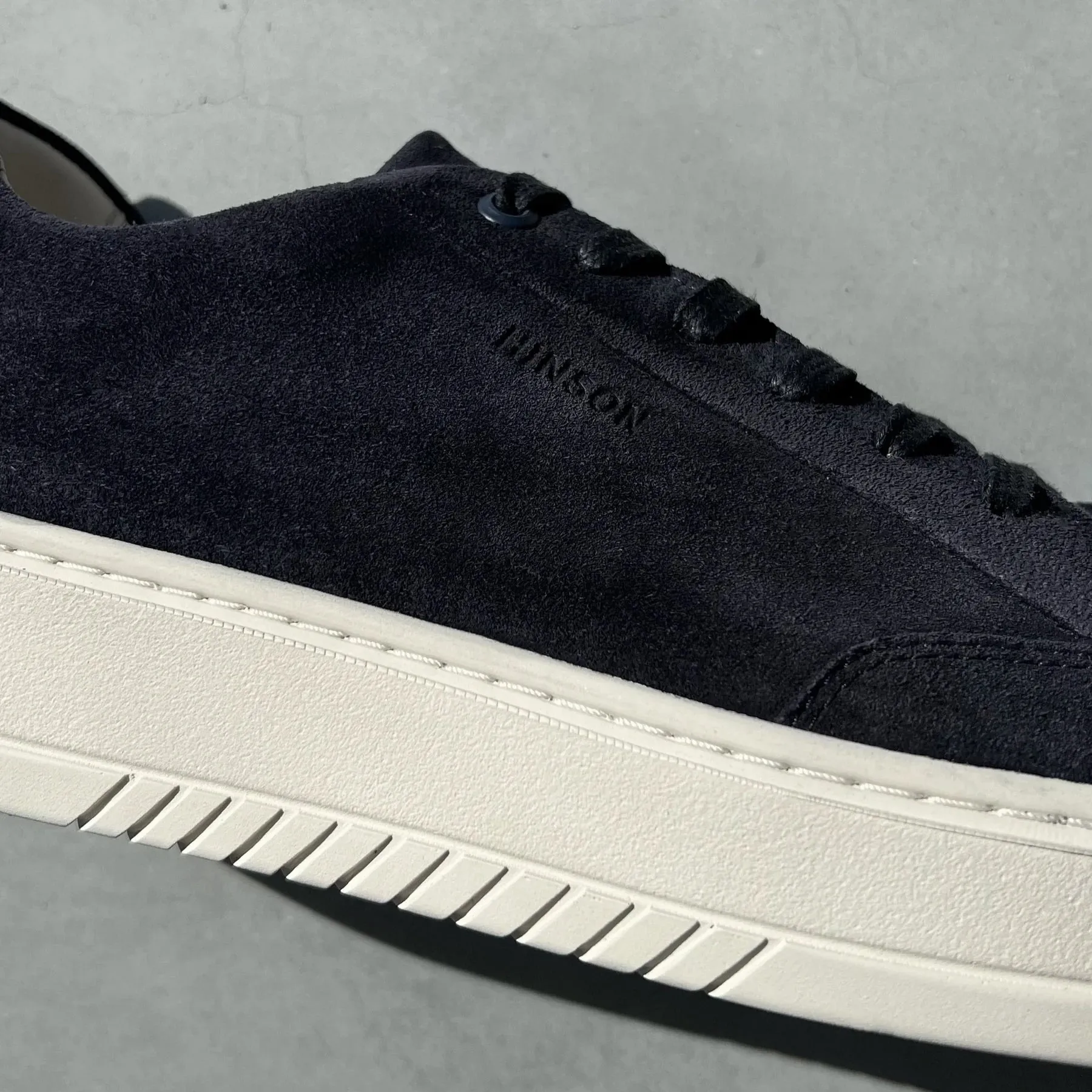 Hinson Miller Retro Dark Blue Suede