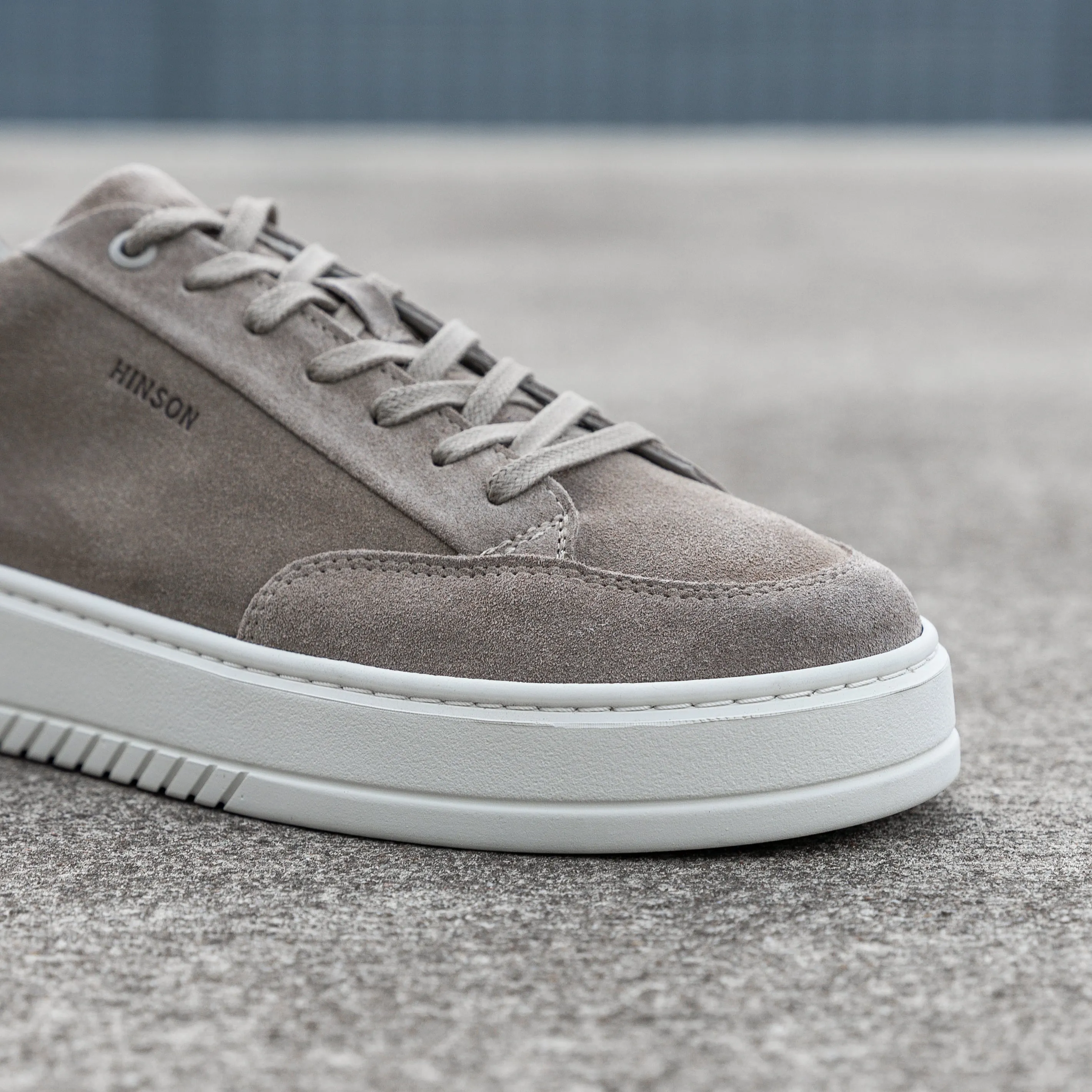 Hinson Miller Retro Taupe Suede