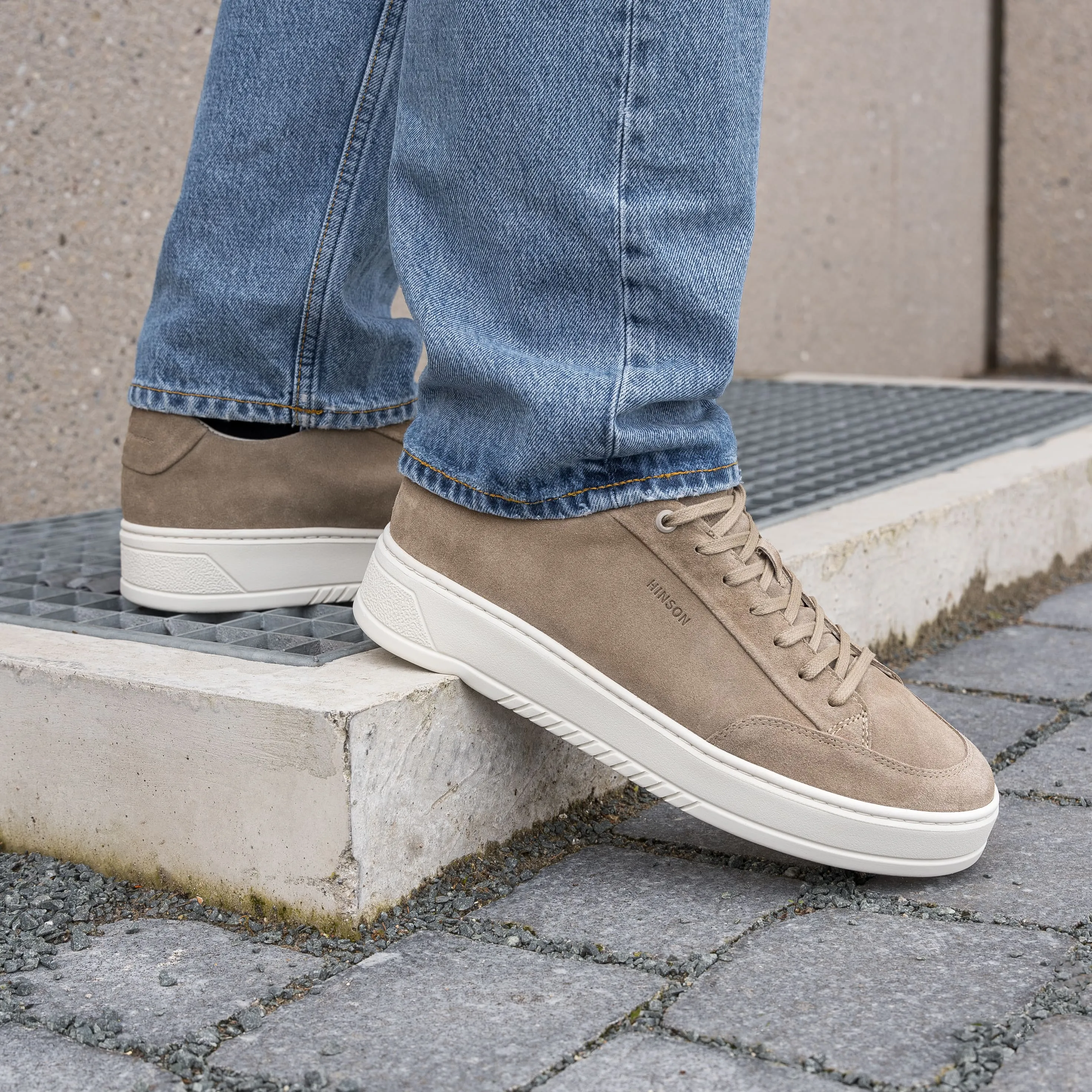 Hinson Miller Retro Taupe Suede
